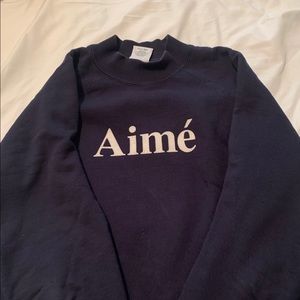 Aime navy sweatshirt